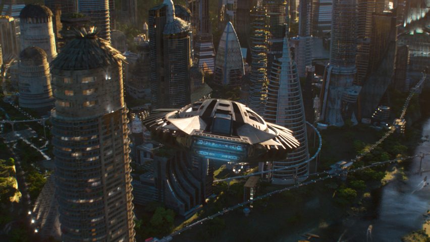 Black Panther film sets are influenced by Zaha Hadid, says designer