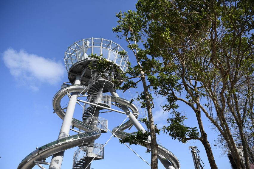 Aventura Slide Tower by Carsten Höller