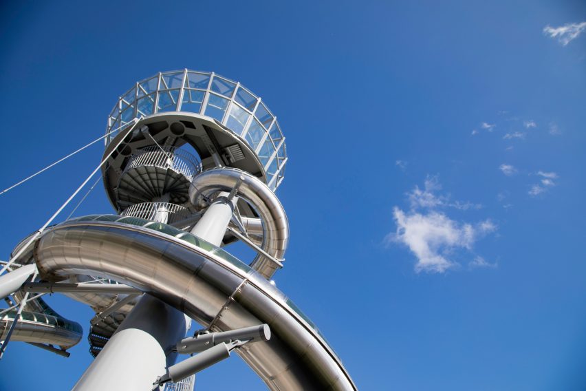 Aventura Slide Tower by Carsten Höller