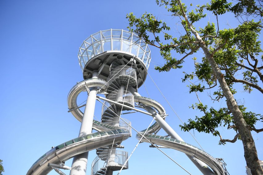 Aventura Slide Tower by Carsten Höller