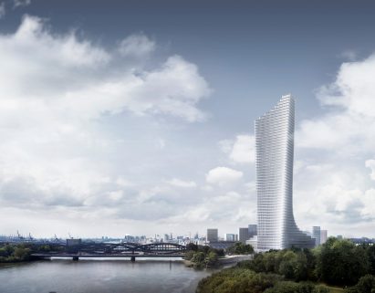 David Chipperfield's skyscraper in Hamburg