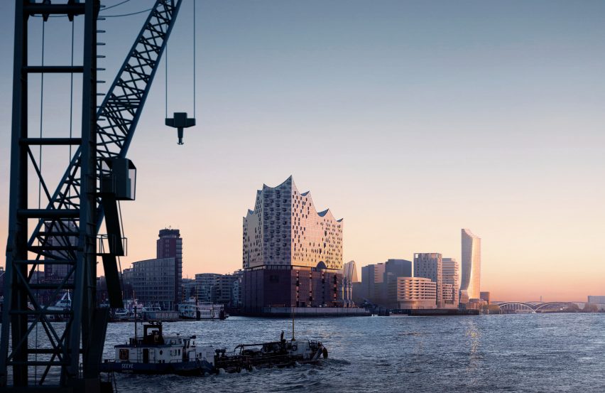 David Chipperfield's skyscraper in Hamburg