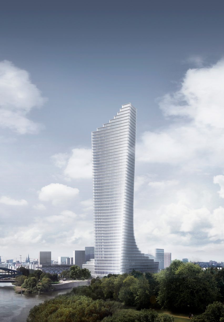 David Chipperfield's skyscraper in Hamburg