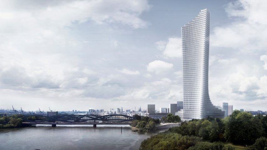David Chipperfield's skyscraper in Hamburg