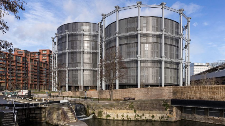 WilkinsonEyre and Jonathan Tuckey convert King’s Cross gas holders into luxury flats