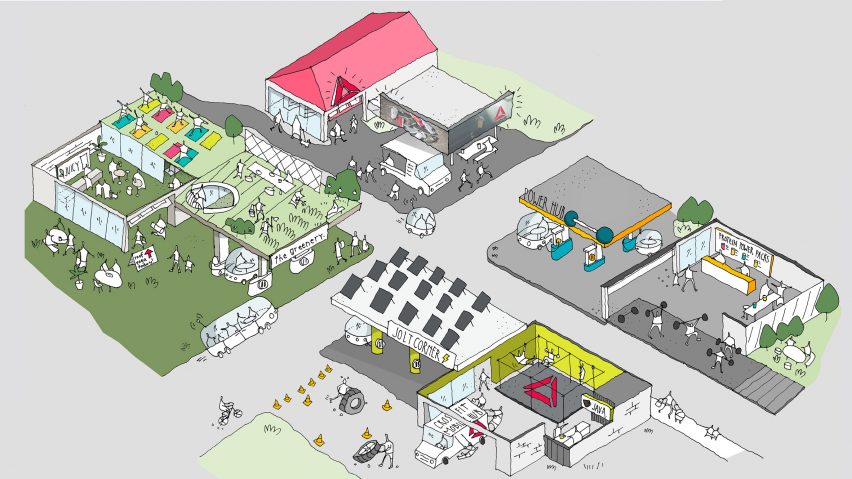 Gensler and Reebok reimagine US gas stations as gyms