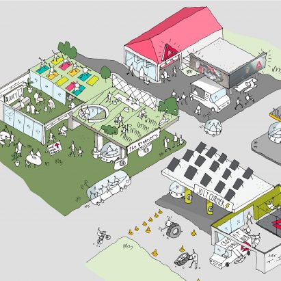 Gensler and Reebok reimagine US gas stations as gyms