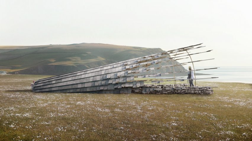 Giles Miller and Forbes Massie visualise slate-shingled hideaway