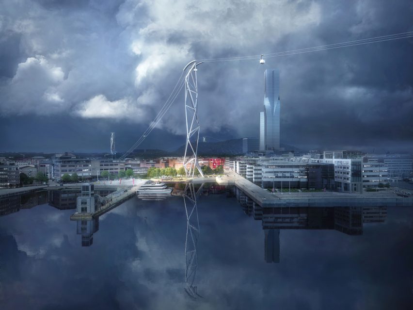 Gothenburg cable cars by UNStudio