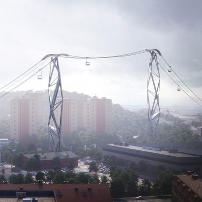 Gothenburg cable cars by UNStudio