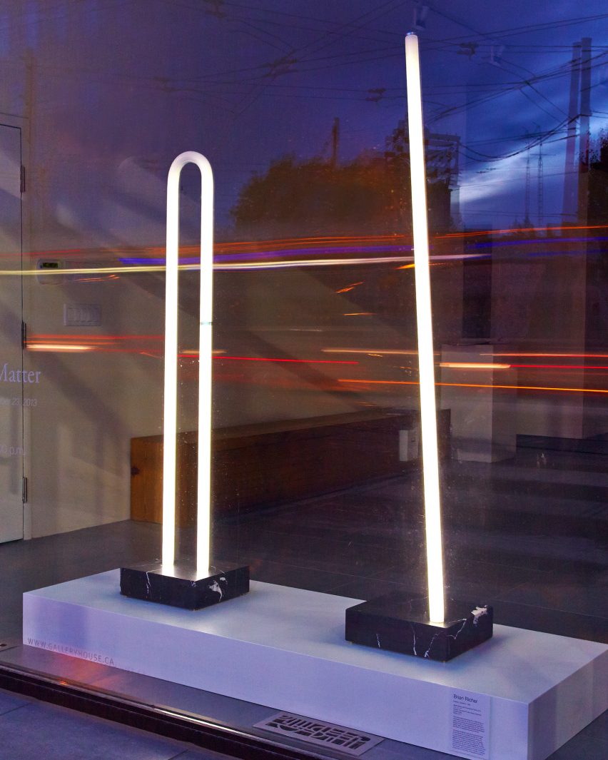Induction Marble lights by Castor