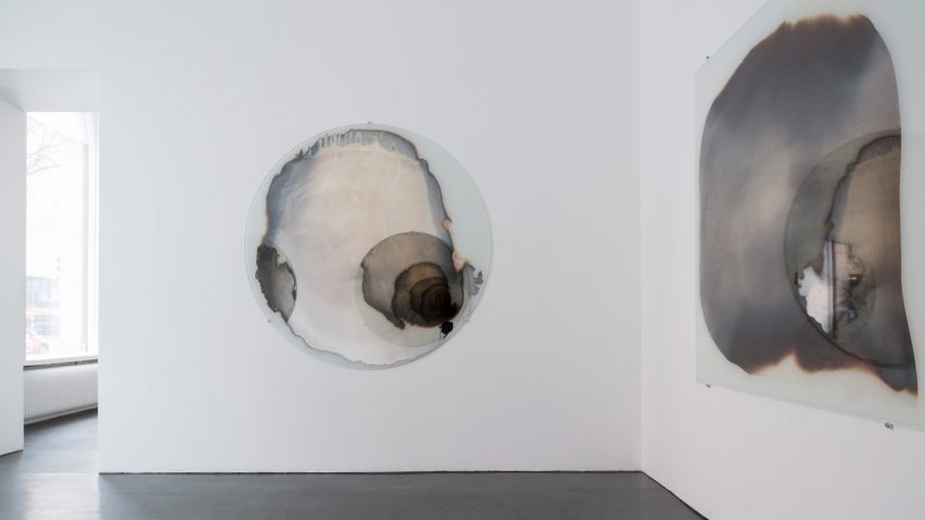Jenny Nordberg uses uncontrollable process to create unique mirrors in under five minutes