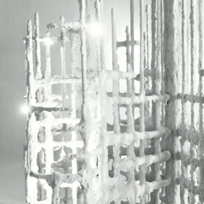 Lara Bohinc designs Jesmonite lighting collection to look like unearthed relics