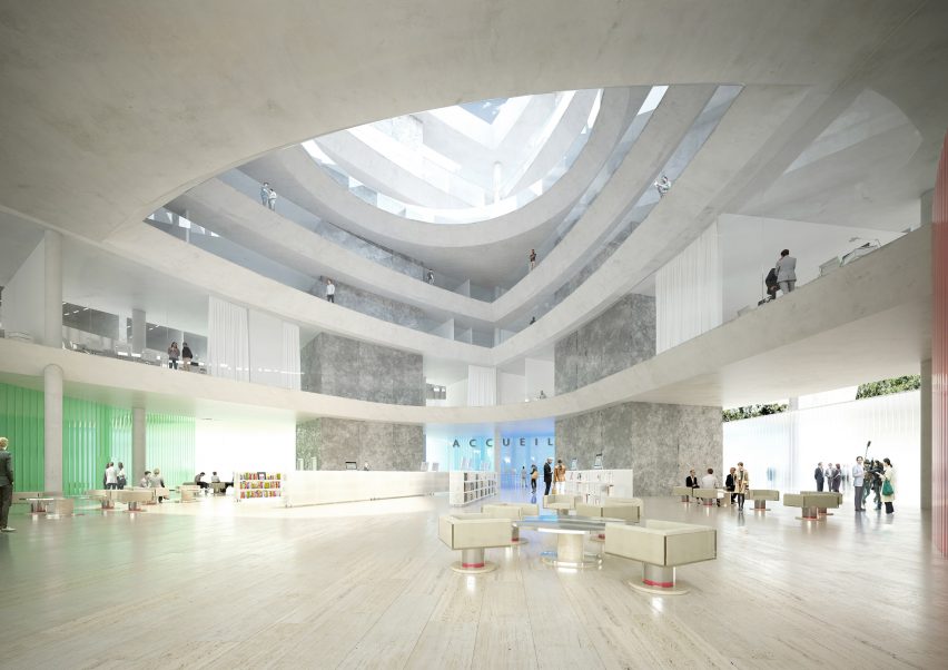 Lille courtroom by OMA