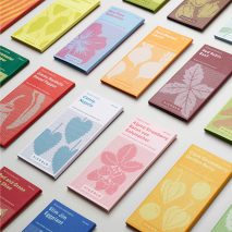 Here Design creates seed packaging to look like miniature book collection