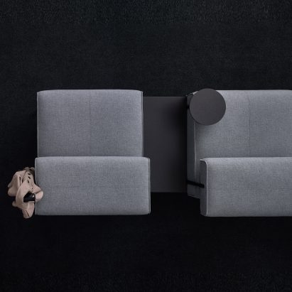Lucy Kurrein’s modular sofa “rejects the conventional working environment”