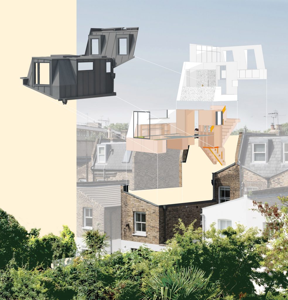 Matchbox house, Stoke Newington by Archmonger