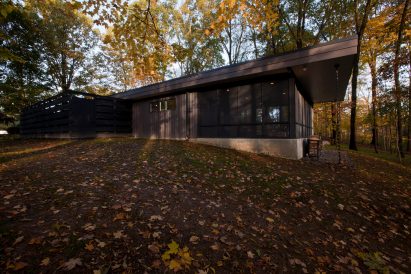 Haus overhauls midcentury modern home in the Indiana woods