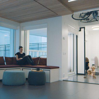 Reconfigurable apartment allows residents to transform their living spaces