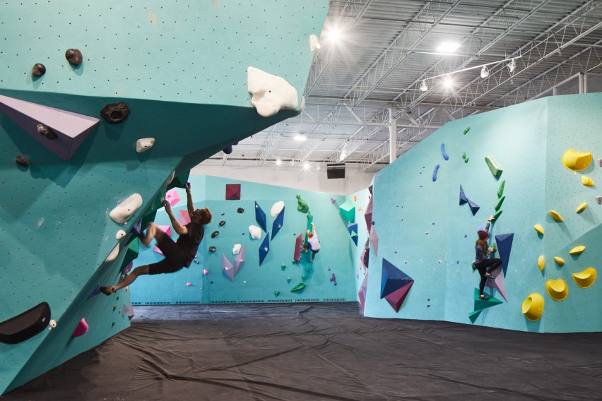 Minneapolis Bouldering Project by Lilianne Steckel