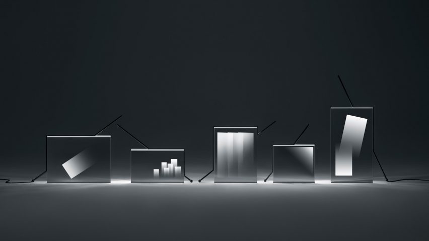 Nendo creates acrylic light sculptures in tribute to Isamu Noguchi