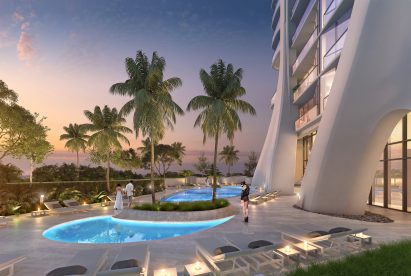 Zaha Hadid's One Thousand Museum tower tops out in Miami