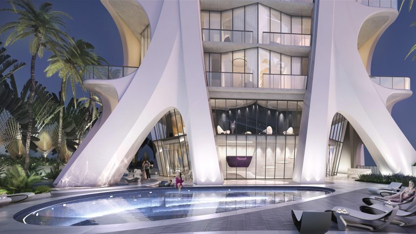 Zaha Hadid's One Thousand Museum tower tops out in Miami