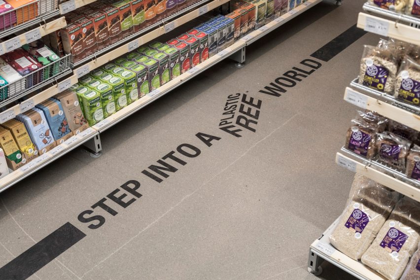 Made Thought creates visual identity for "world's first" plastic-free supermarket aisle