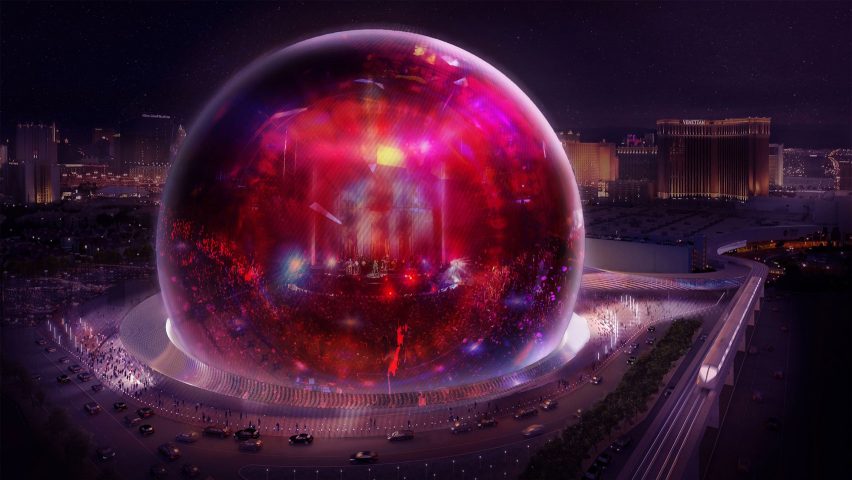 Populous to design spherical music venues in Las Vegas and London