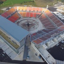 Demountable stadium hosts opening ceremony for Pyeongchang Winter Olympics
