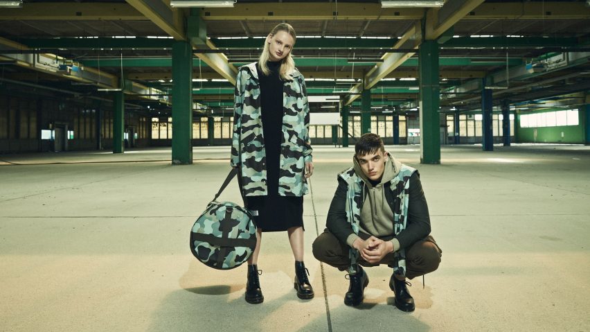 win a Rains camouflage jacket and travel bag