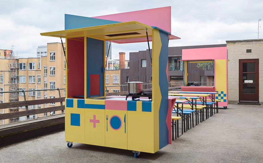 Merrett Houmøller Architects creates pop-up kitchen for refugees and asylum seekers