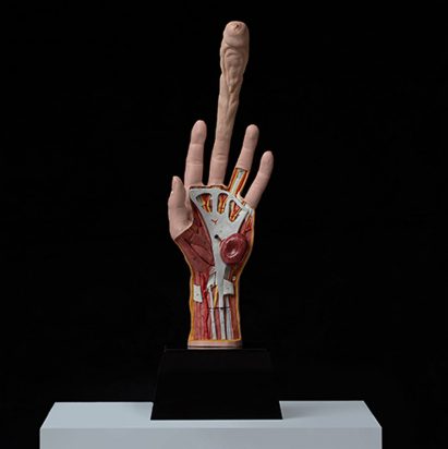 Seeding Finger is a hand-shaped tool for artificial insemination