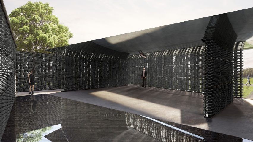 Frida Escobedo designs secluded courtyard for Serpentine Pavilion 2018