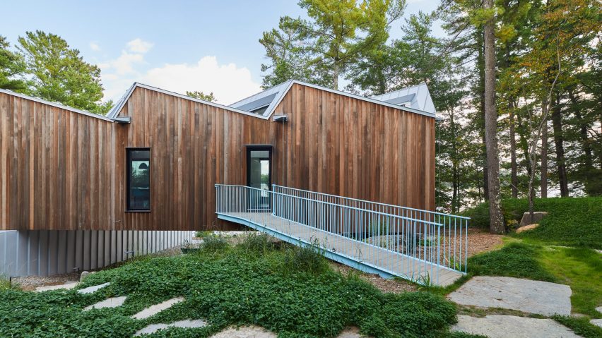 House with sawtooth roof