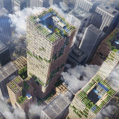 World’s tallest timber tower proposed for Tokyo