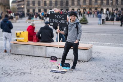 Tomo Kihara offers homeless people a way to earn money without begging