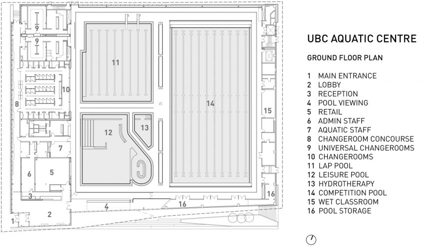 UBC Aquatic Centre by MJMA