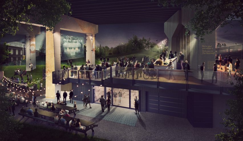The Bentway will transform the unused space under Toronto's Gardiner Expressway into a linear park with an ice-skating trail.