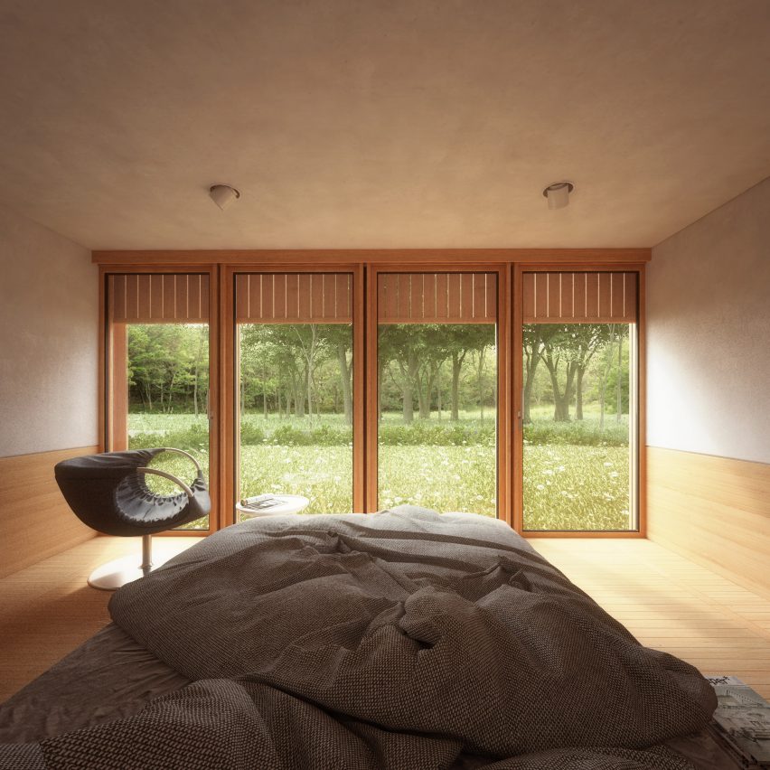 Self-sufficient Yin & Yang house incorporates gardens on its interlocking dual-aspect roof