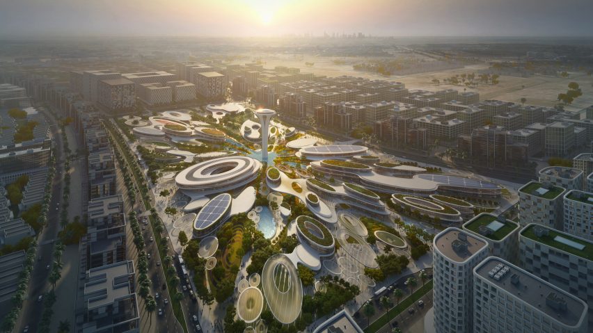 Zaha Hadid Architects wins contest for water-inspired cultural hub in UAE