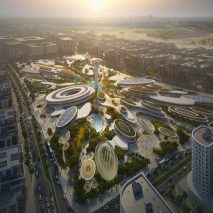 Zaha Hadid Architects wins contest for water-inspired cultural hub in UAE
