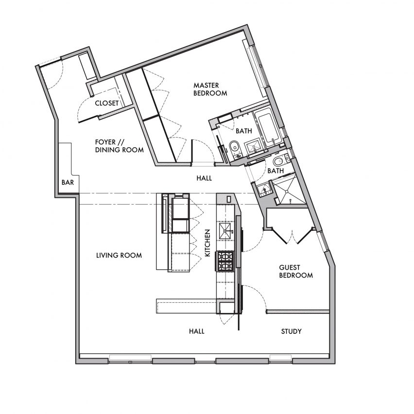 Bank Street Apartment by MKCA