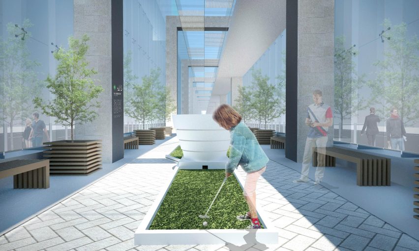 Mini Golf by Michelle Schrank
