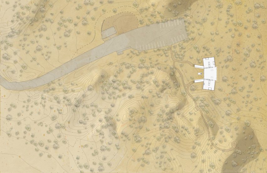 Big Bend Fossil Dinosaur Trail by Lake Flato