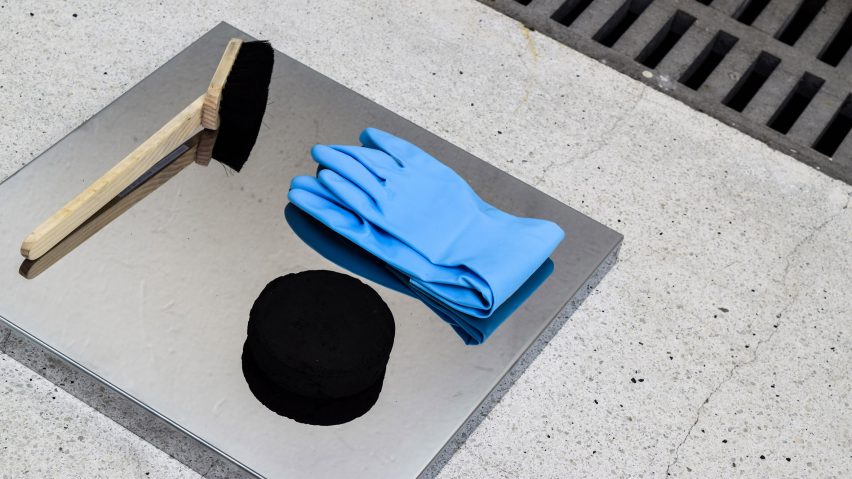 Iceland University of the Arts graduate Soley Thrainsdottir has created a series of cleaning tools and products to examine the use of underdeveloped natural resources in industrial waste.