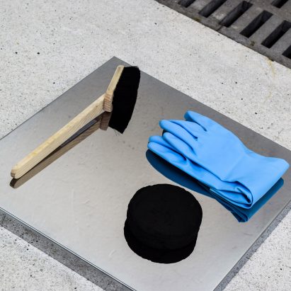 Iceland University of the Arts graduate Soley Thrainsdottir has created a series of cleaning tools and products to examine the use of underdeveloped natural resources in industrial waste.