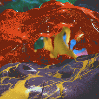 CGI recreation of Damien Hirst painting takes viewers “inside” the artwork