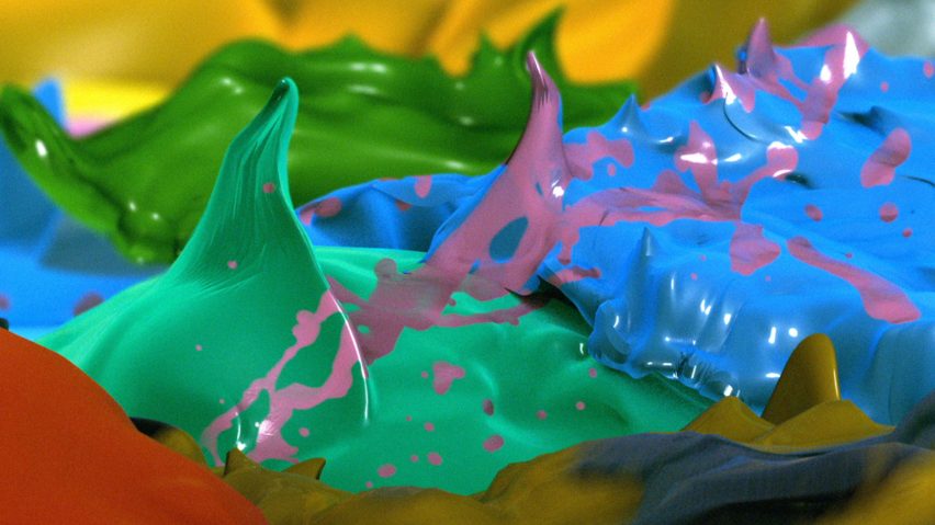 CGI recreation of Damien Hirst painting takes viewers “inside” the artwork
