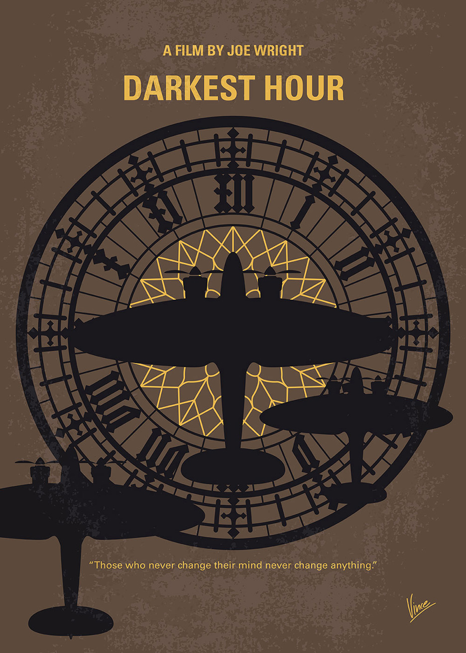 Darkest Hour minimal movie poster